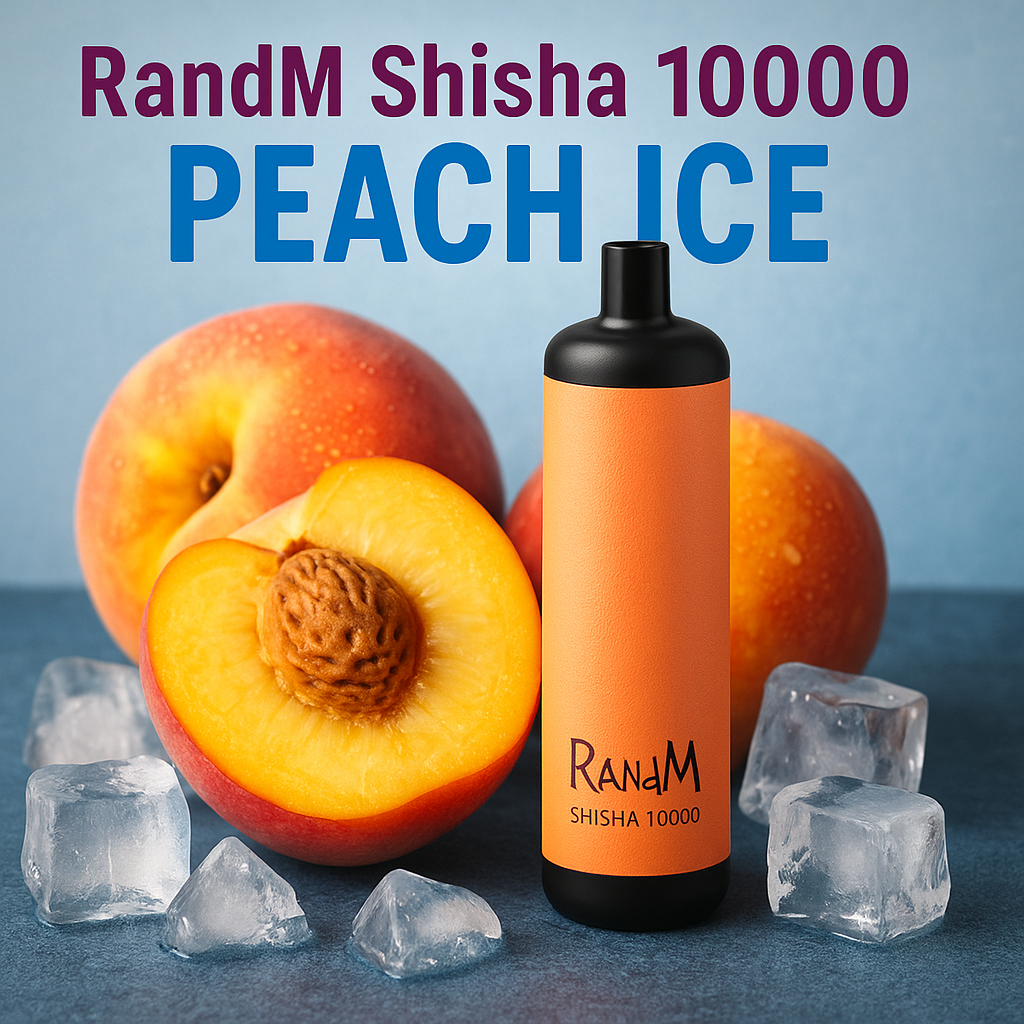 RandM Shisha 1000 Peach Ice