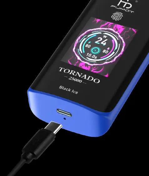 RandM Vape tornado-25000-type-c-charging