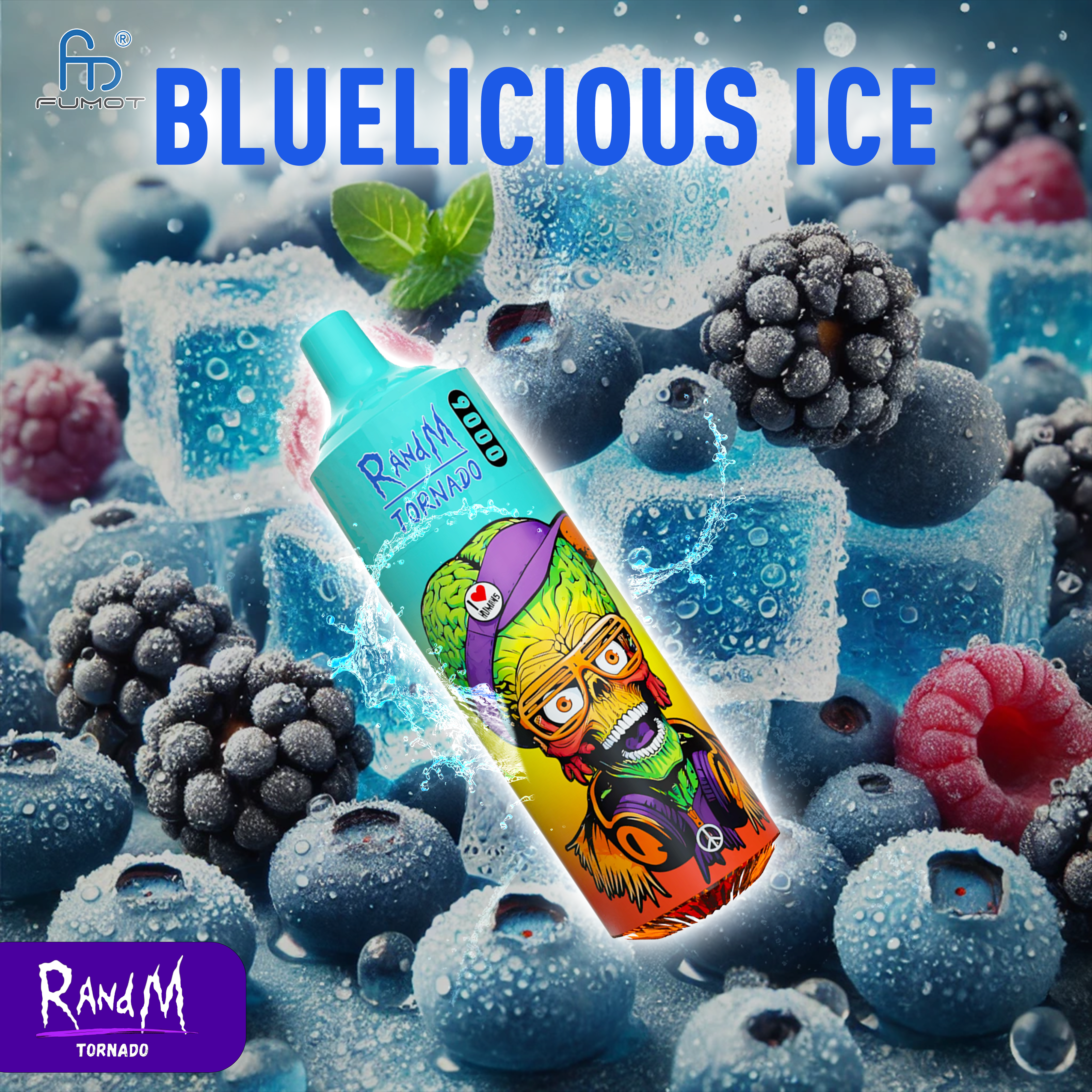 RandM Tornado 9000- Bluelicious Ice