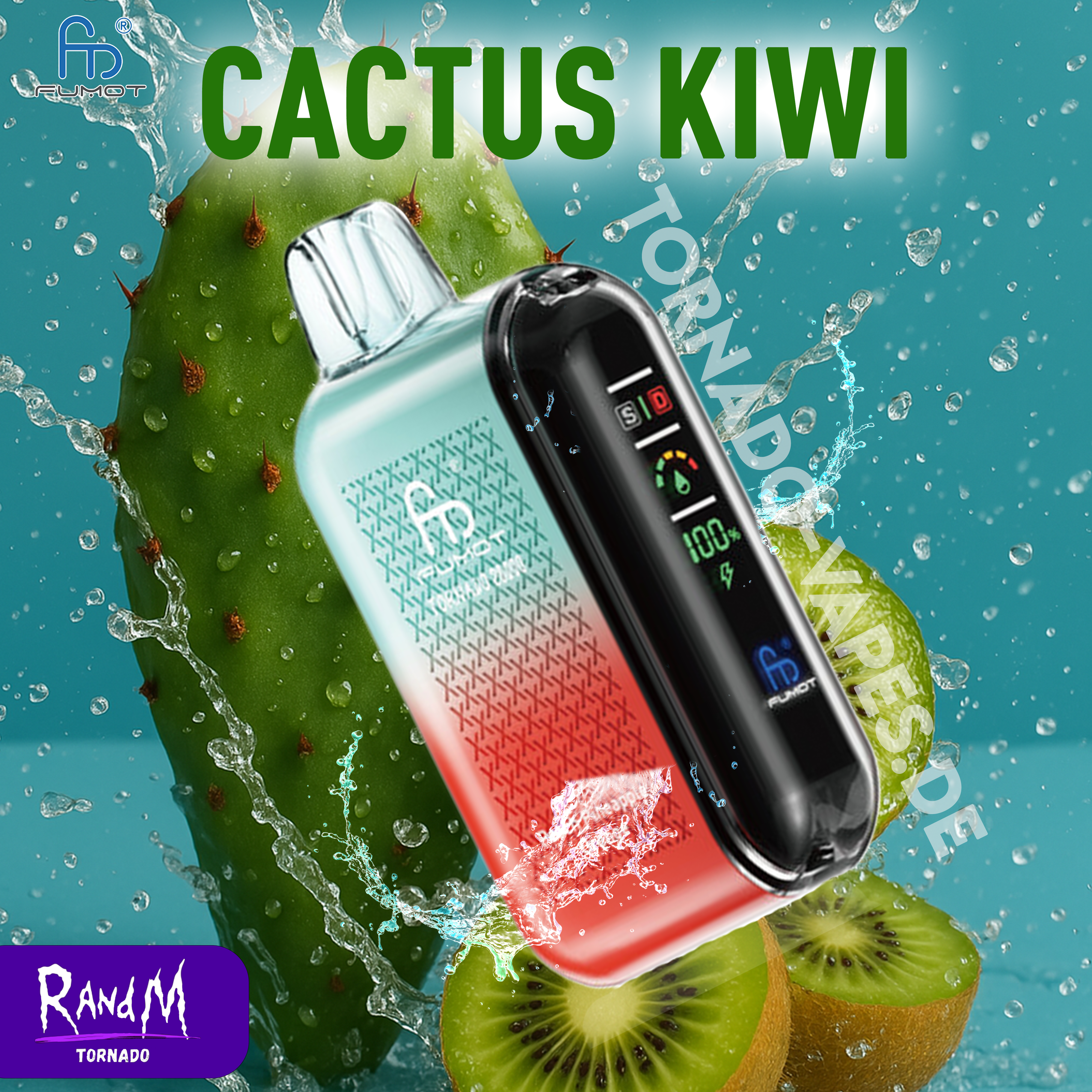 RandM Tornado Vape 20000 Cactus Kiwi