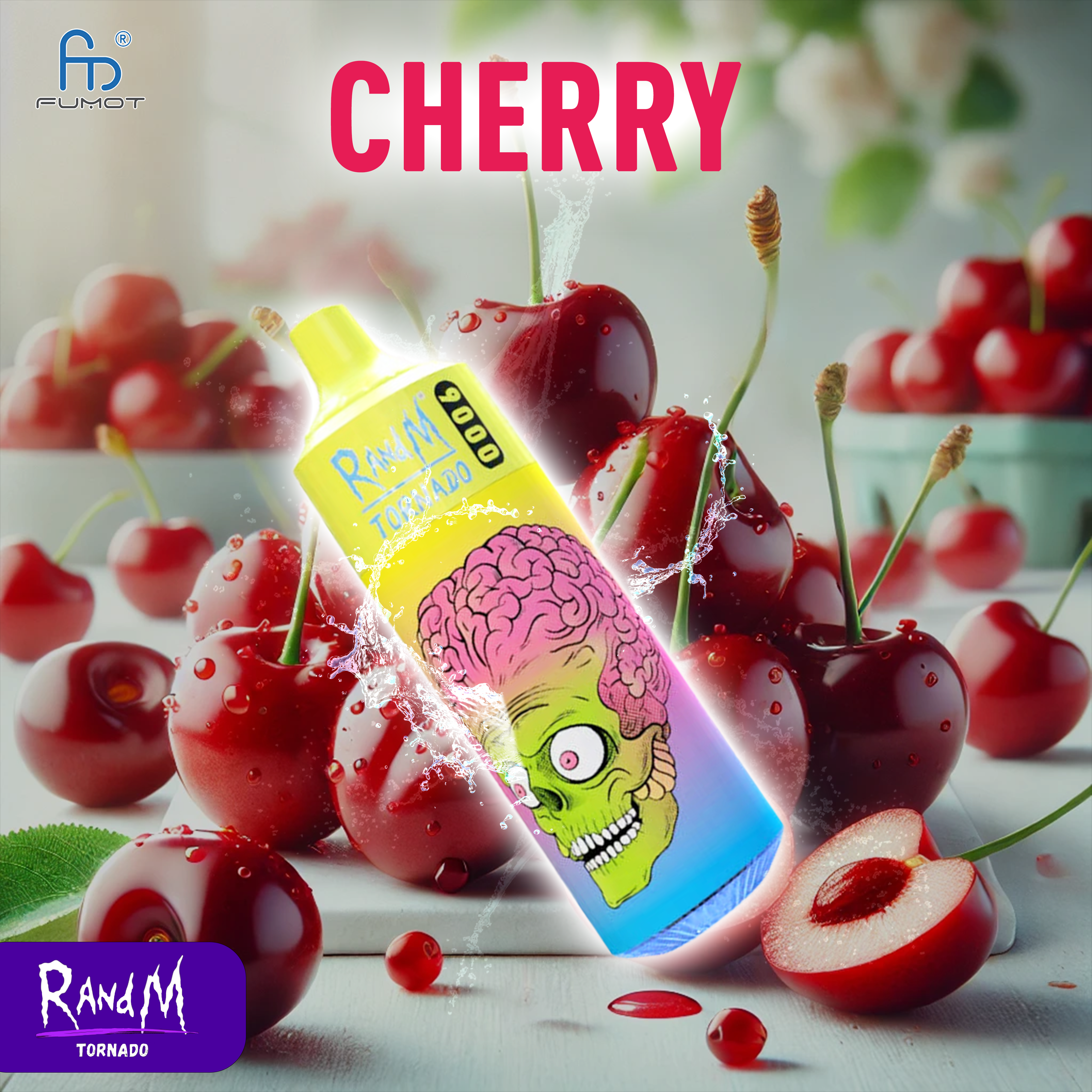 RandM Tornado 9000- Cherry