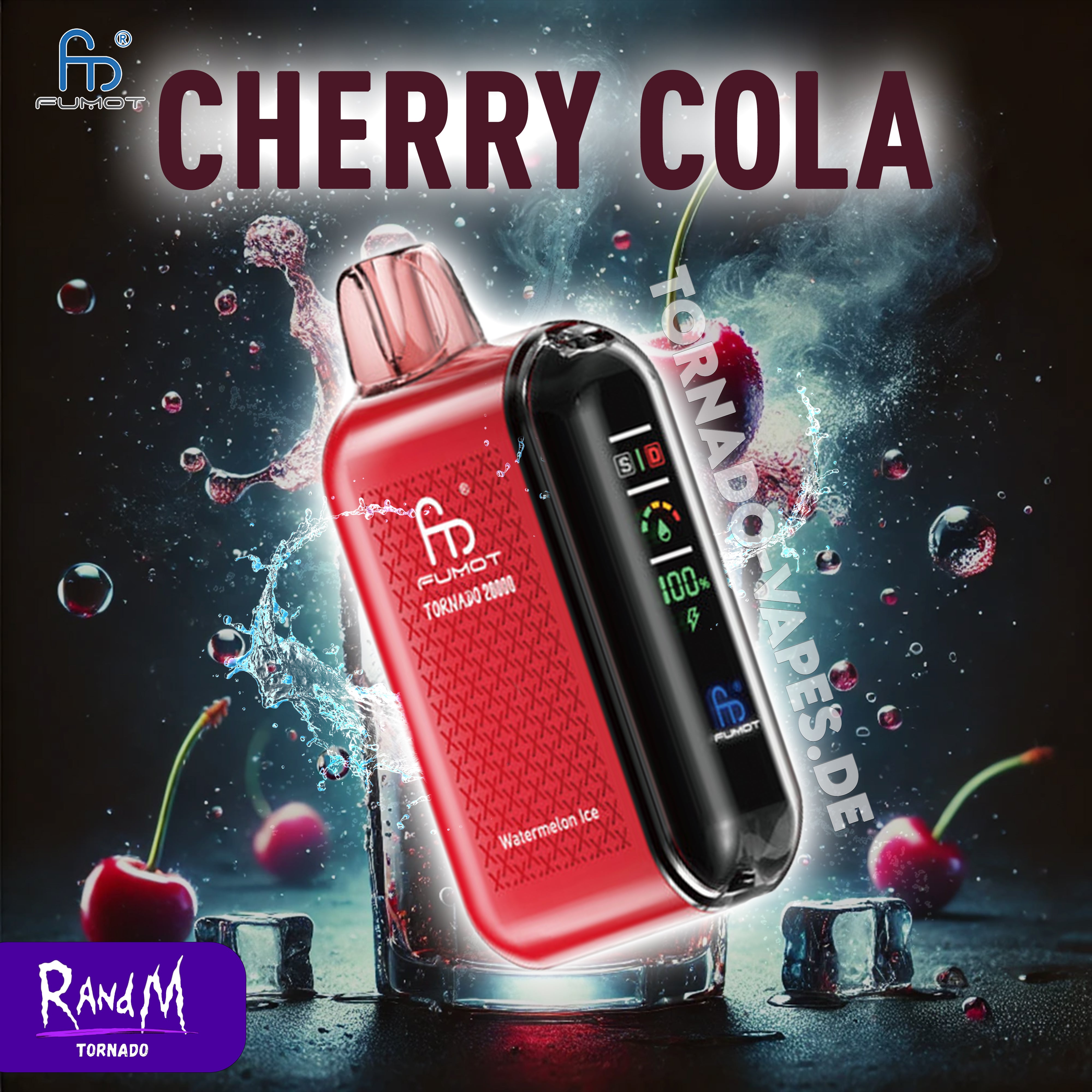 RandM Tornado Vape Cherry Cola 20000