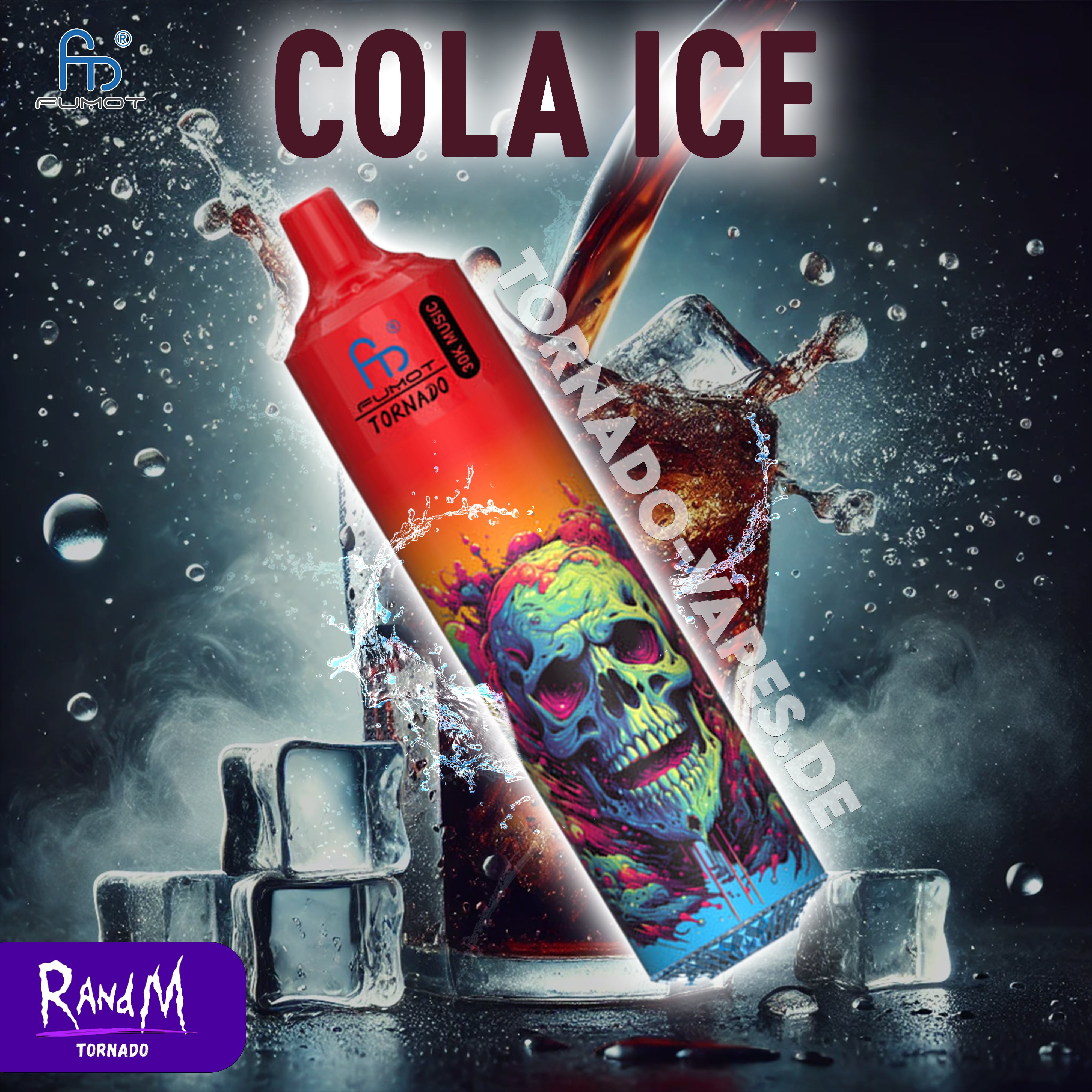 RandM Tornado Vape 30000- Cola Ice
