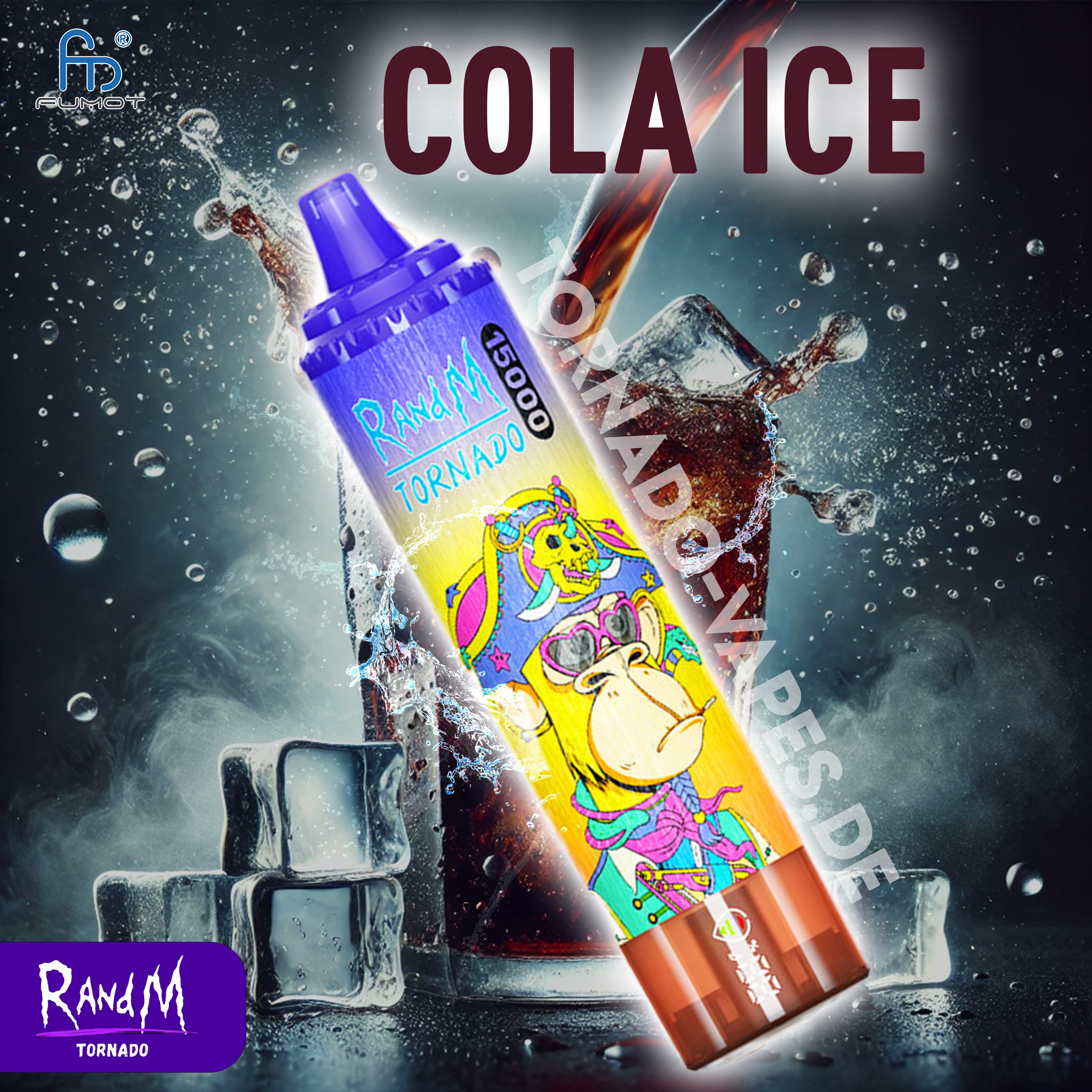 RandM Tornado Vape 15000- Cola Ice RandM Tornado Vape 15000- Cola Ice