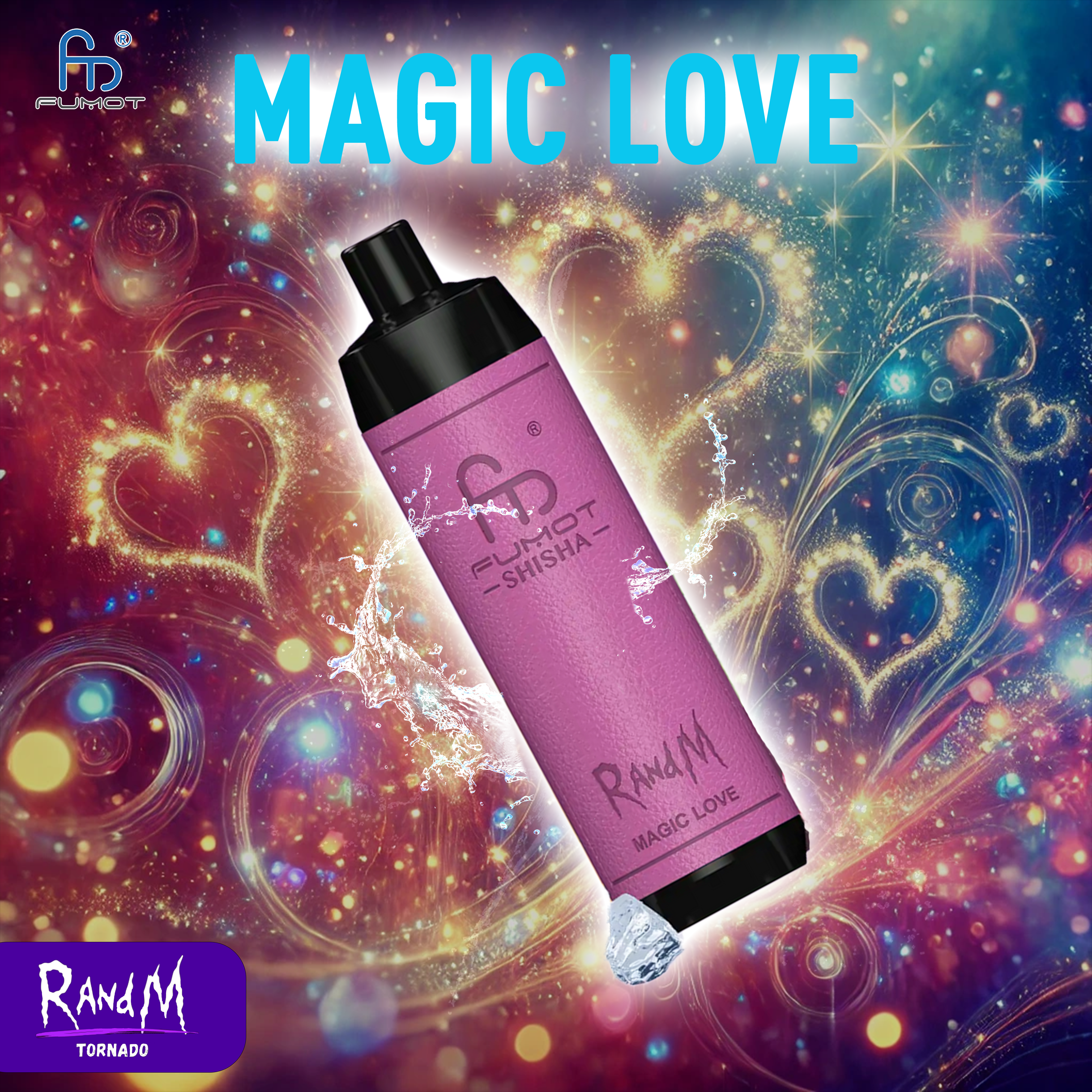 Hookah Vape ALFAKHER MAGIC LOVE 8000 PUFFS AL Medwakh Al Fakher Hookah Vape ALFAKHER MAGIC LOVE 8000 PUFFS AL Medwakh Al Fakher