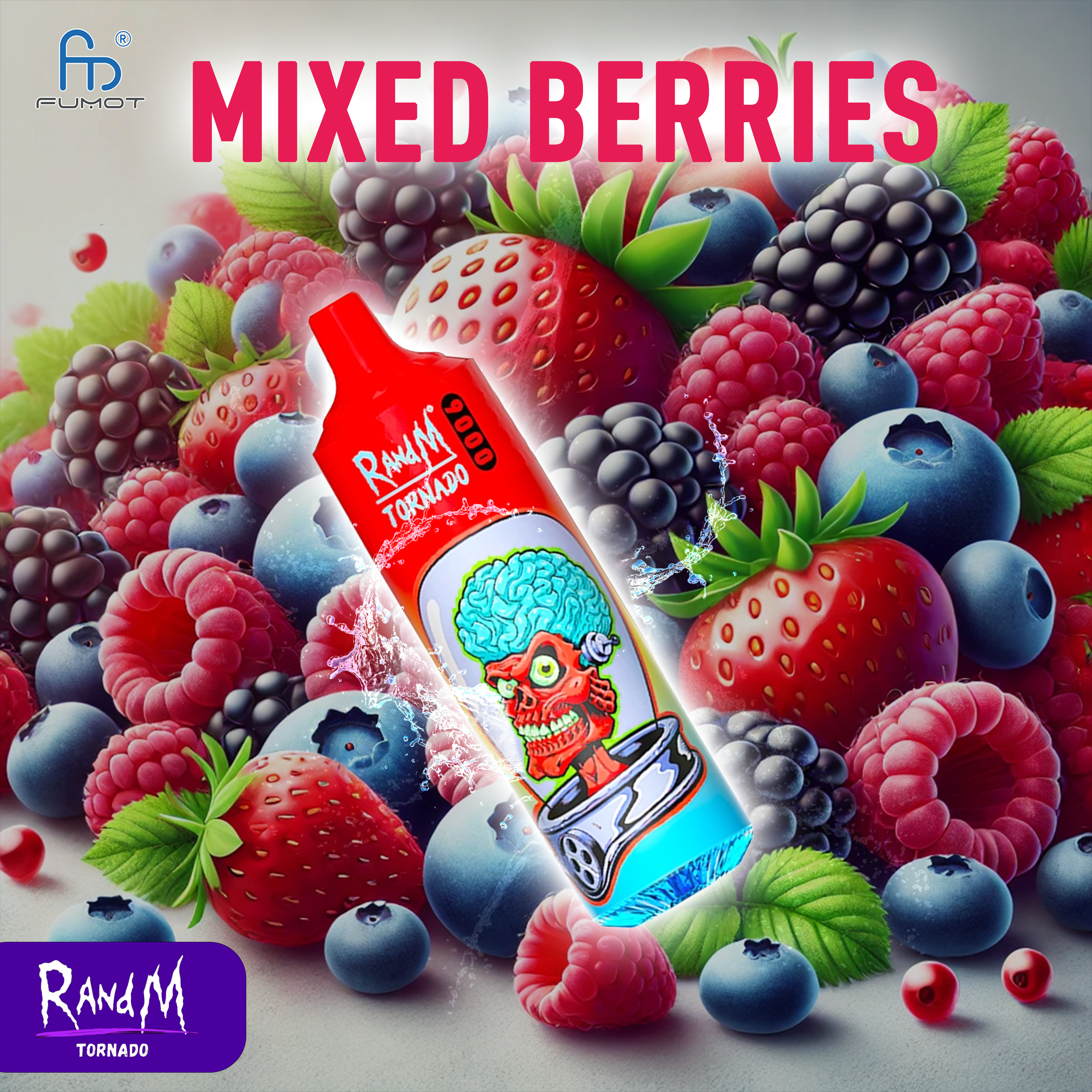 RandM Tornado 9000 Mixed Berries