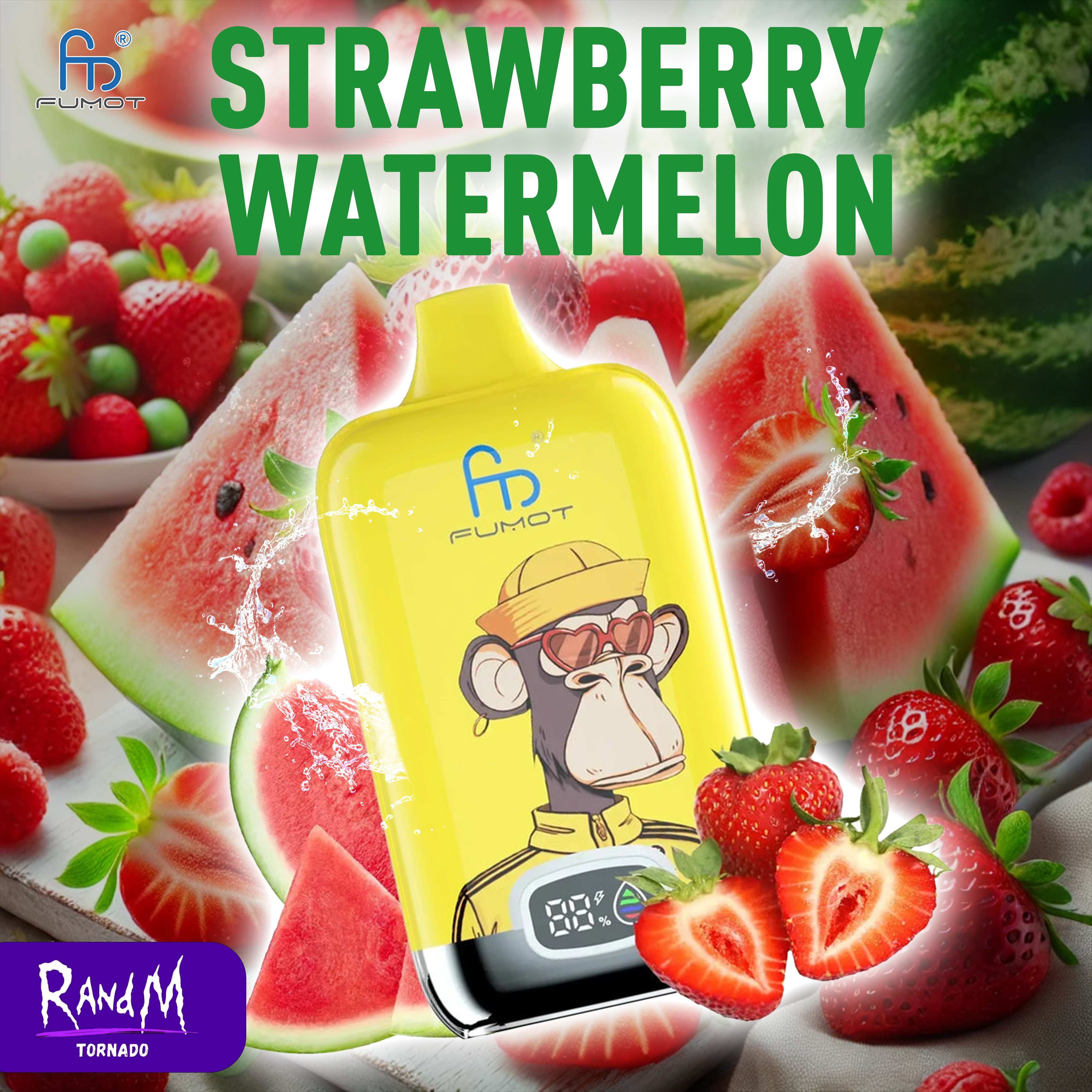 Fumot 12000 Strawberry Watermelon RandM Vape Digital Box 12000- Strawberry Watermelon Tornado Vape RandM Tornado 35000 Fumot 12000 Strawberry Watermelon RandM Vape Digital Box 12000- Strawberry Watermelon Tornado Vape RandM Tornado 35000
