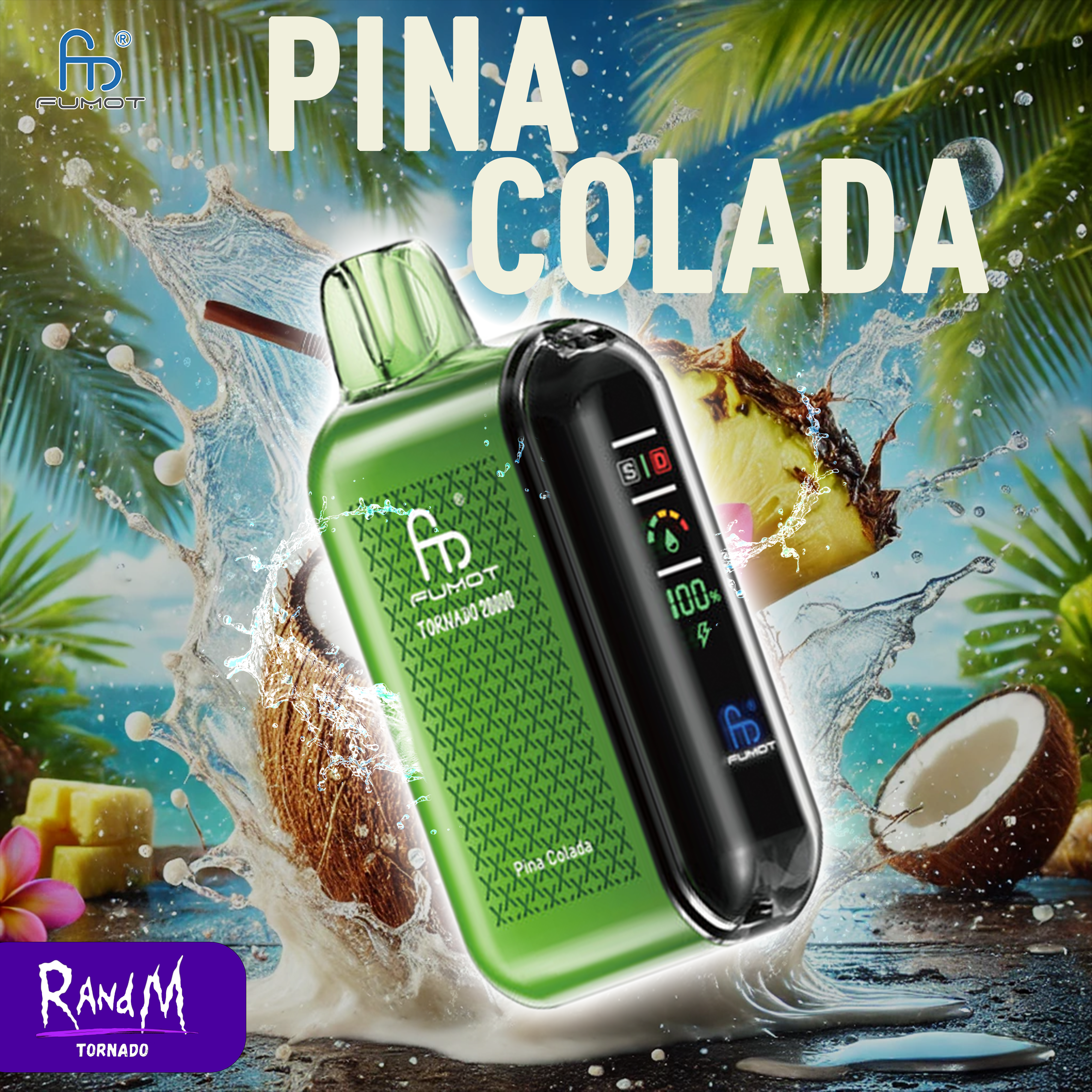 RandM Tornado Vape Pina Colada 20000