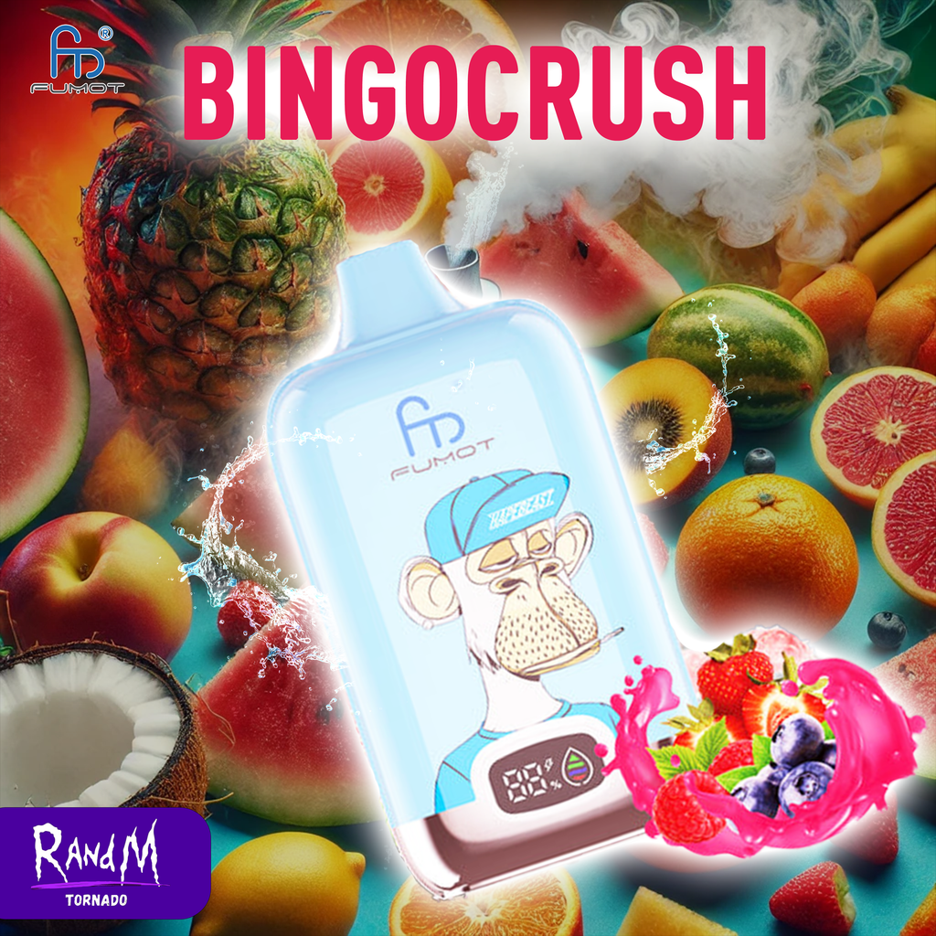 Fumot Digital Box 12000- Bingocrush – Tornado Vape