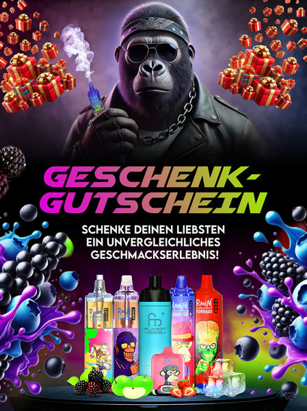 Geschenkgutschein Tornado Vape Geschenkgutschein Tornado Vape