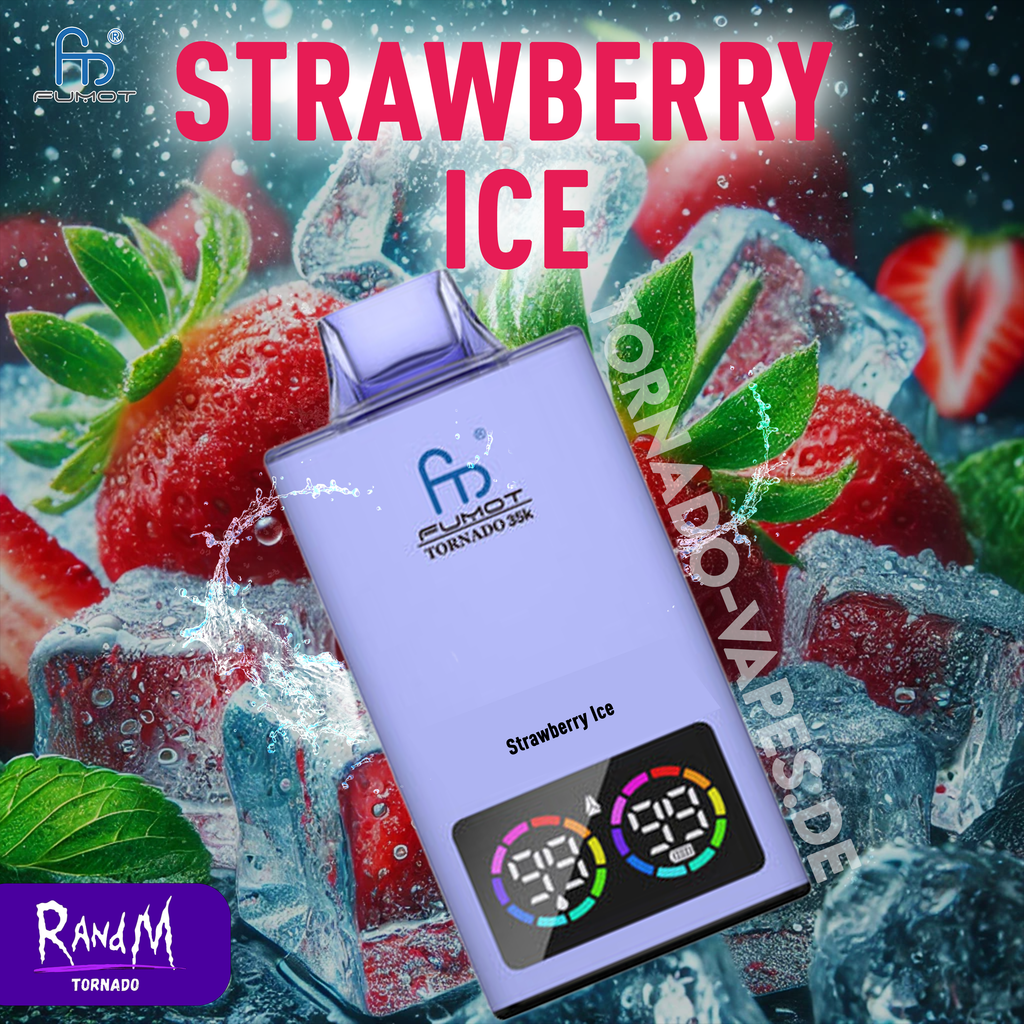 RandM Tornado 35000- Strawberry Ice  Tornado Vape