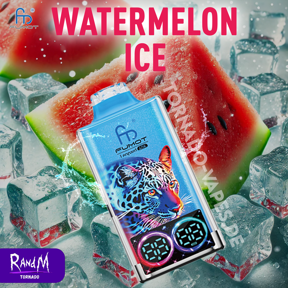 RandM Tornado 40000- Watermelon Ice  Tornado Vape