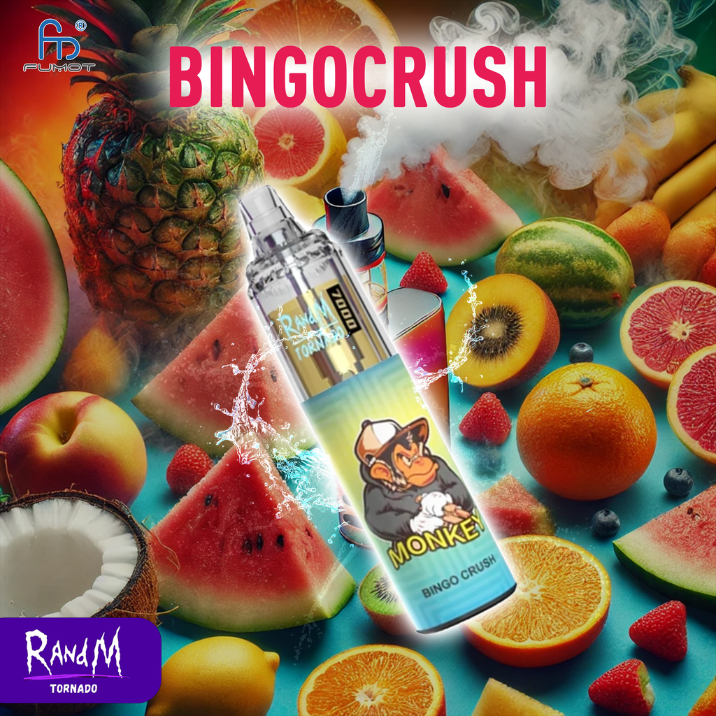 RandM Tornado 7000- Bingo Crush Tornado Vape RandM Tornado 7000- Bingo Crush Tornado Vape