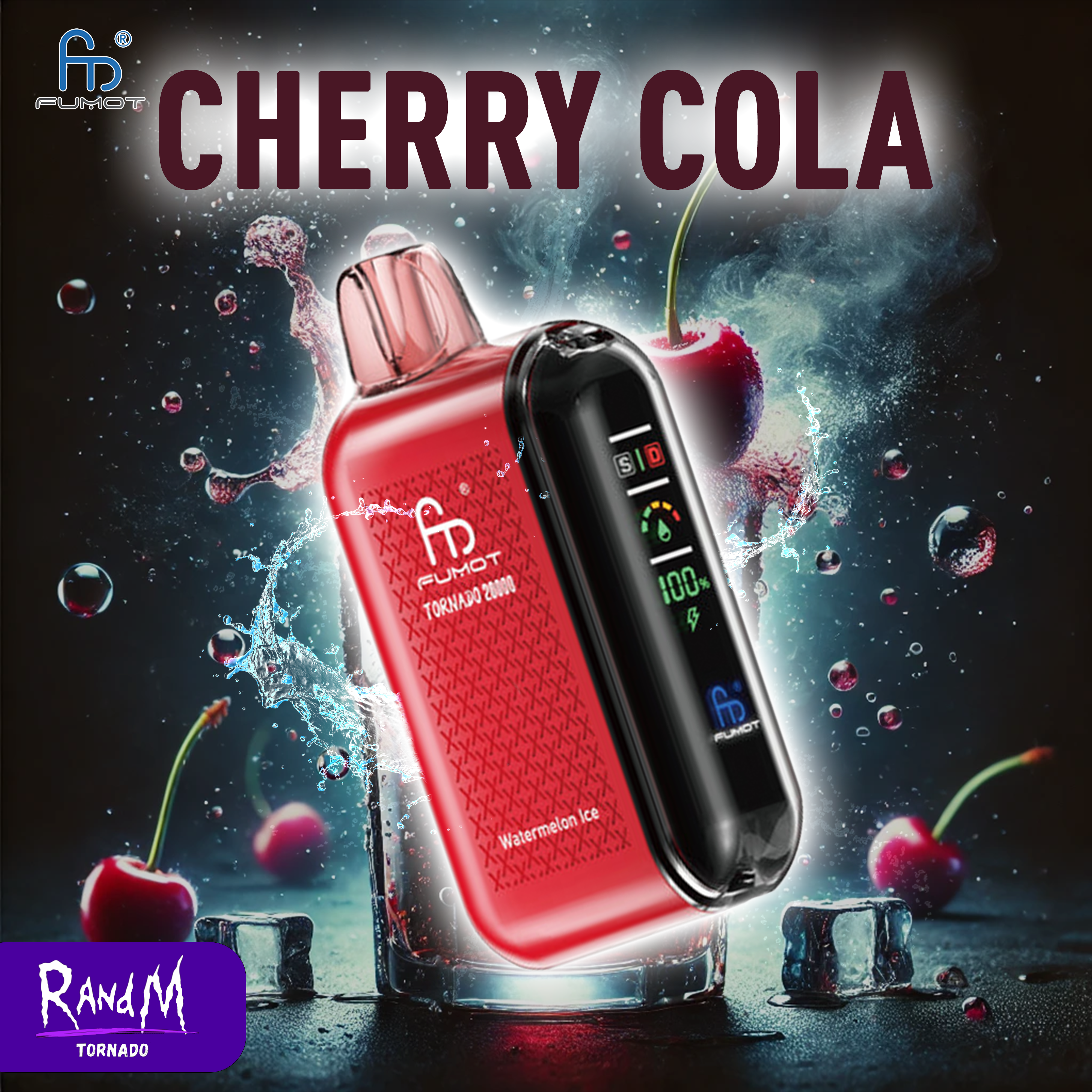 RandM Tornado Vape Cherry Cola 20000