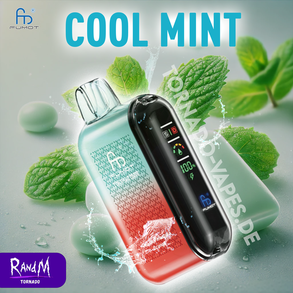 RandM Tornado Vape 20000- Cool Mint