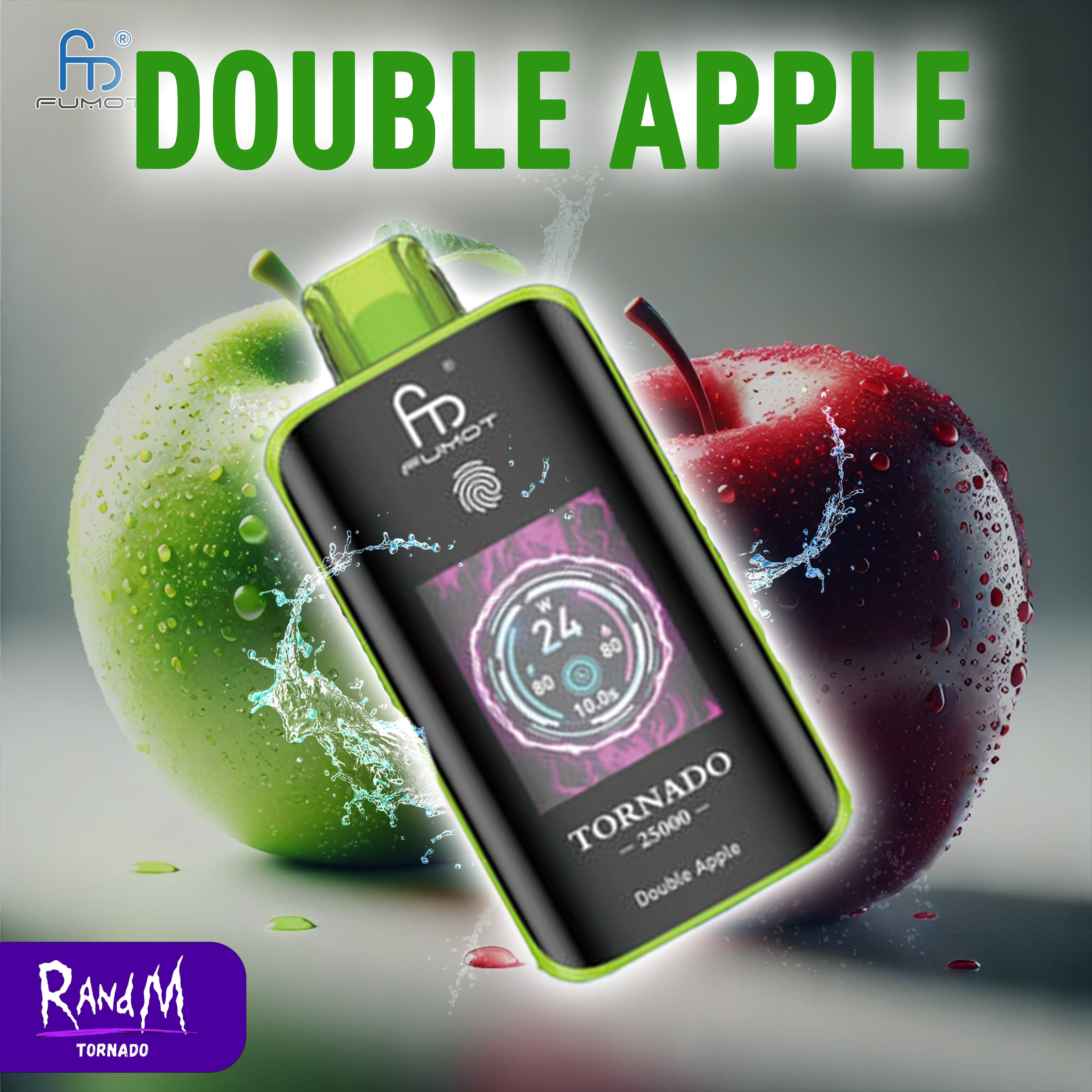 RandM Tornado Vape 25000- Double Apple