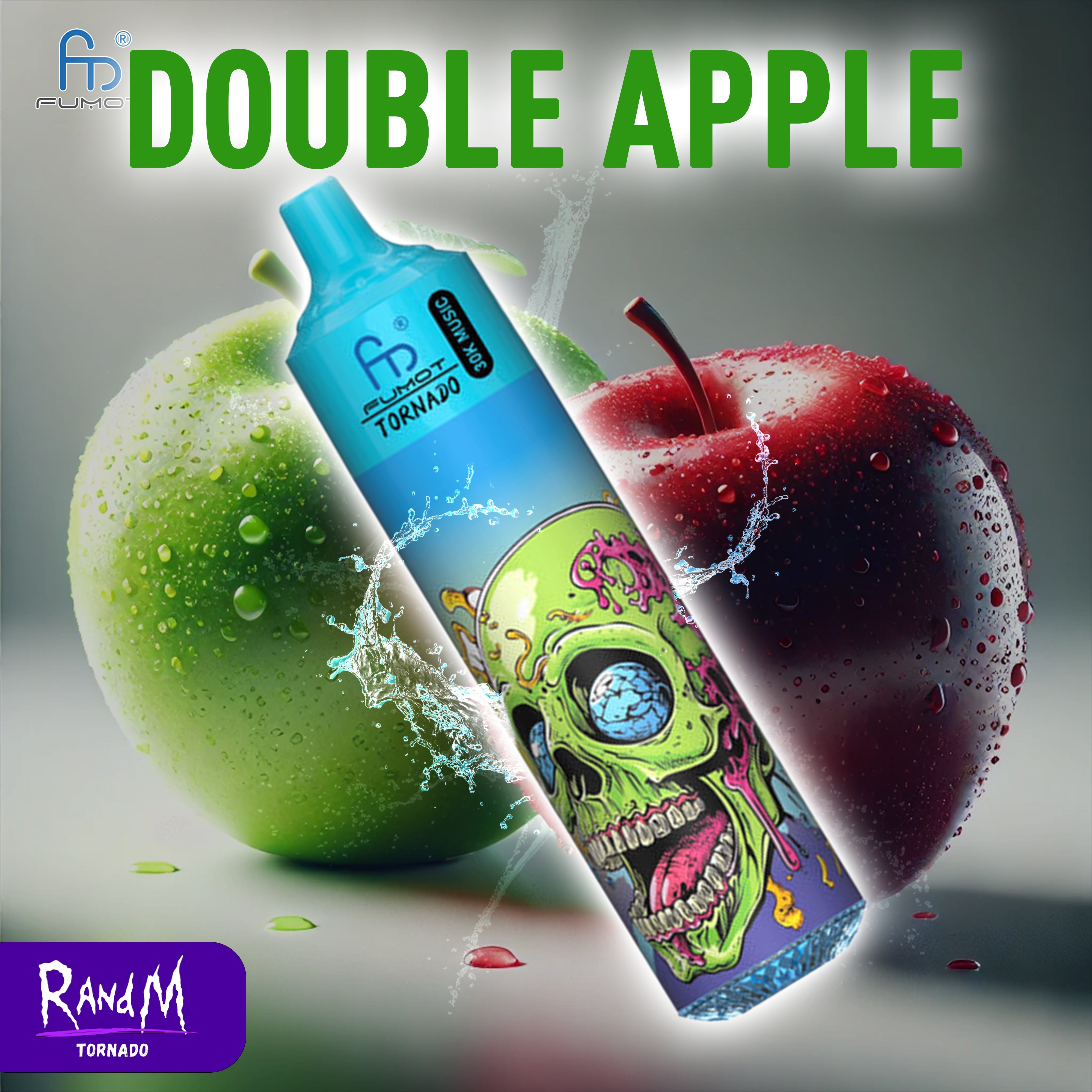 RandM Tornado Vape 30000- Double Apple