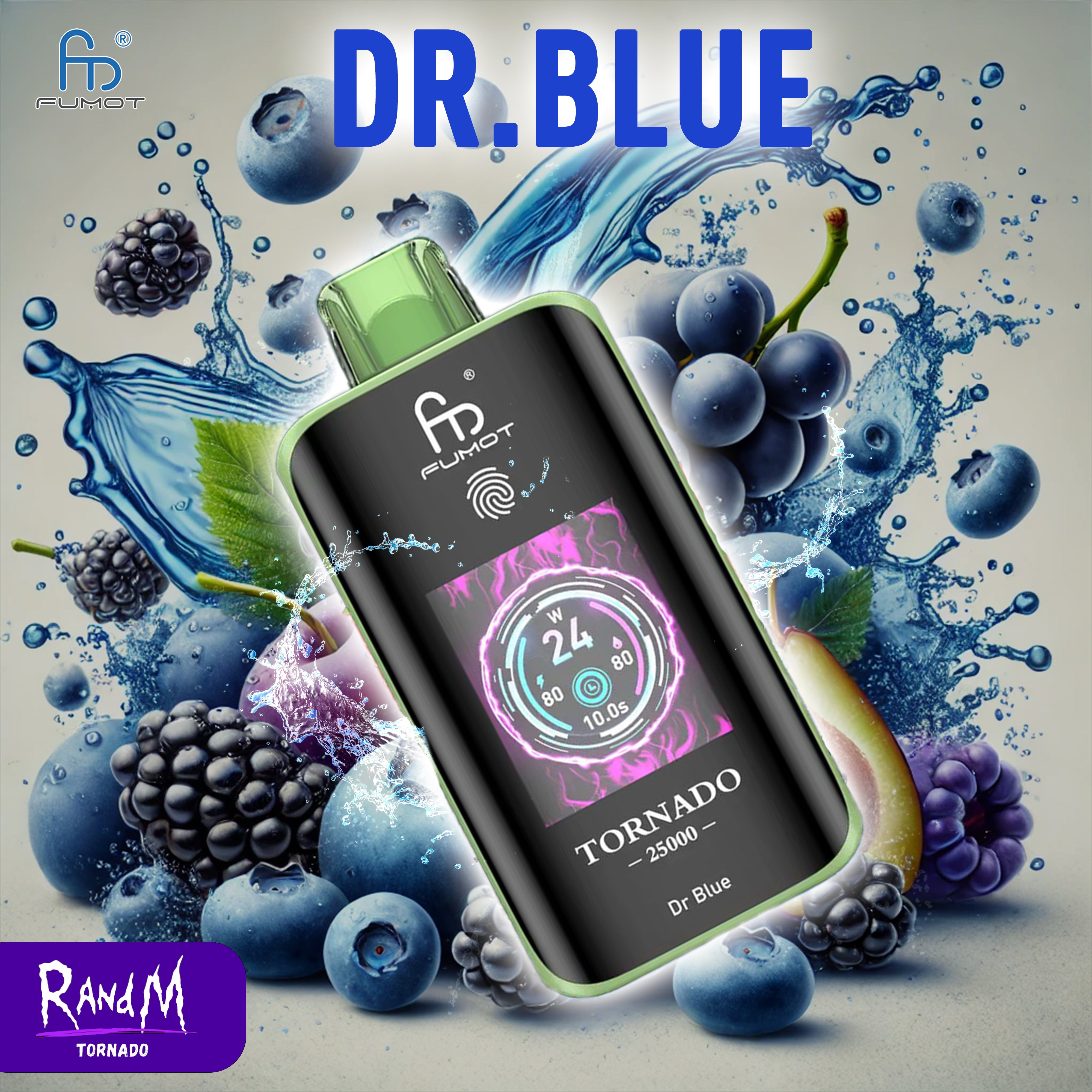 RandM Tornado Vape 25000- Dr.Blue