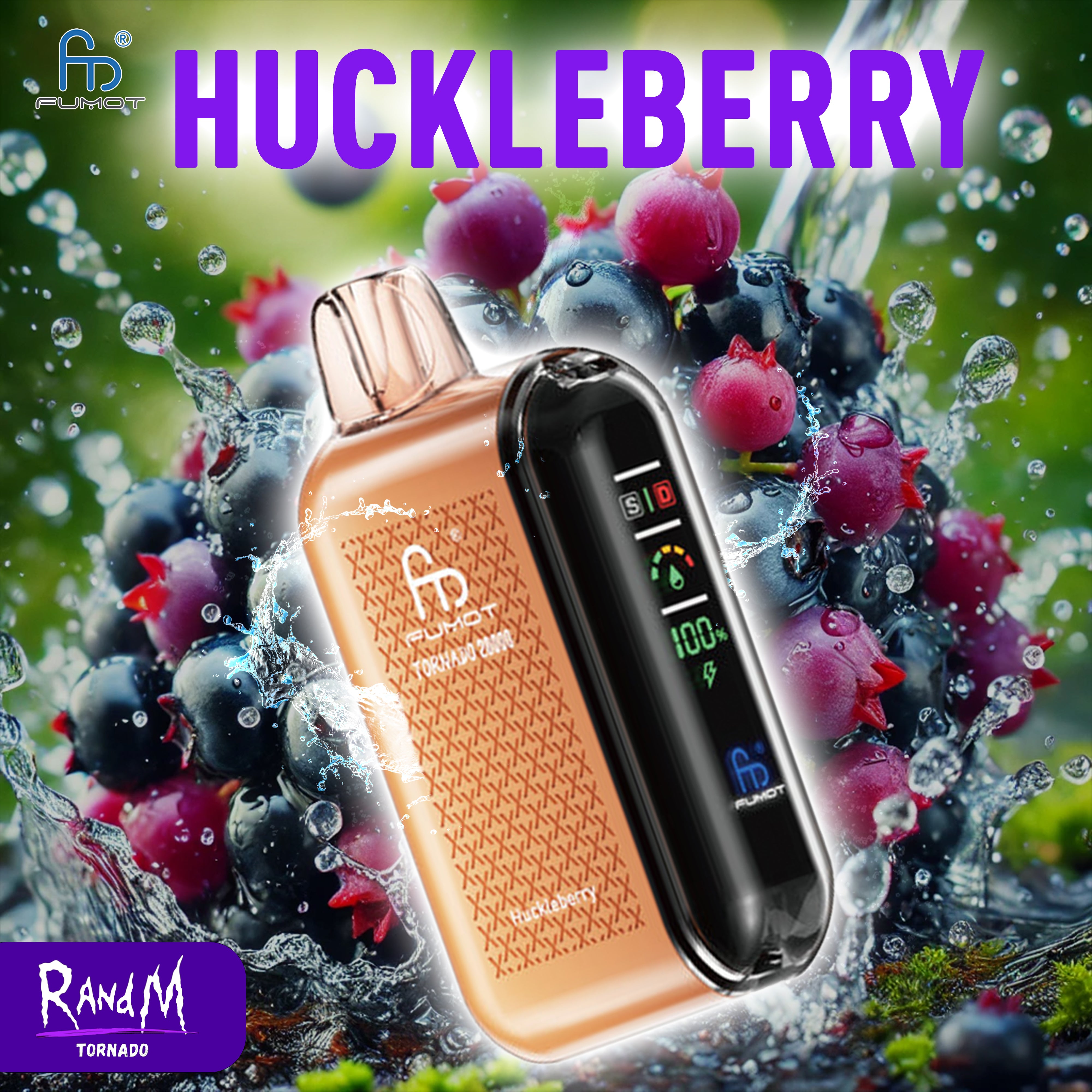 RandM Tornado Vape Huckleberry 20000