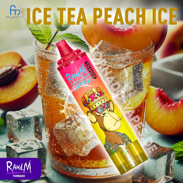 elfbar elfa master akku NEU🔥: RandM Tornado Vape 15000- Ice Tea Peach Ice