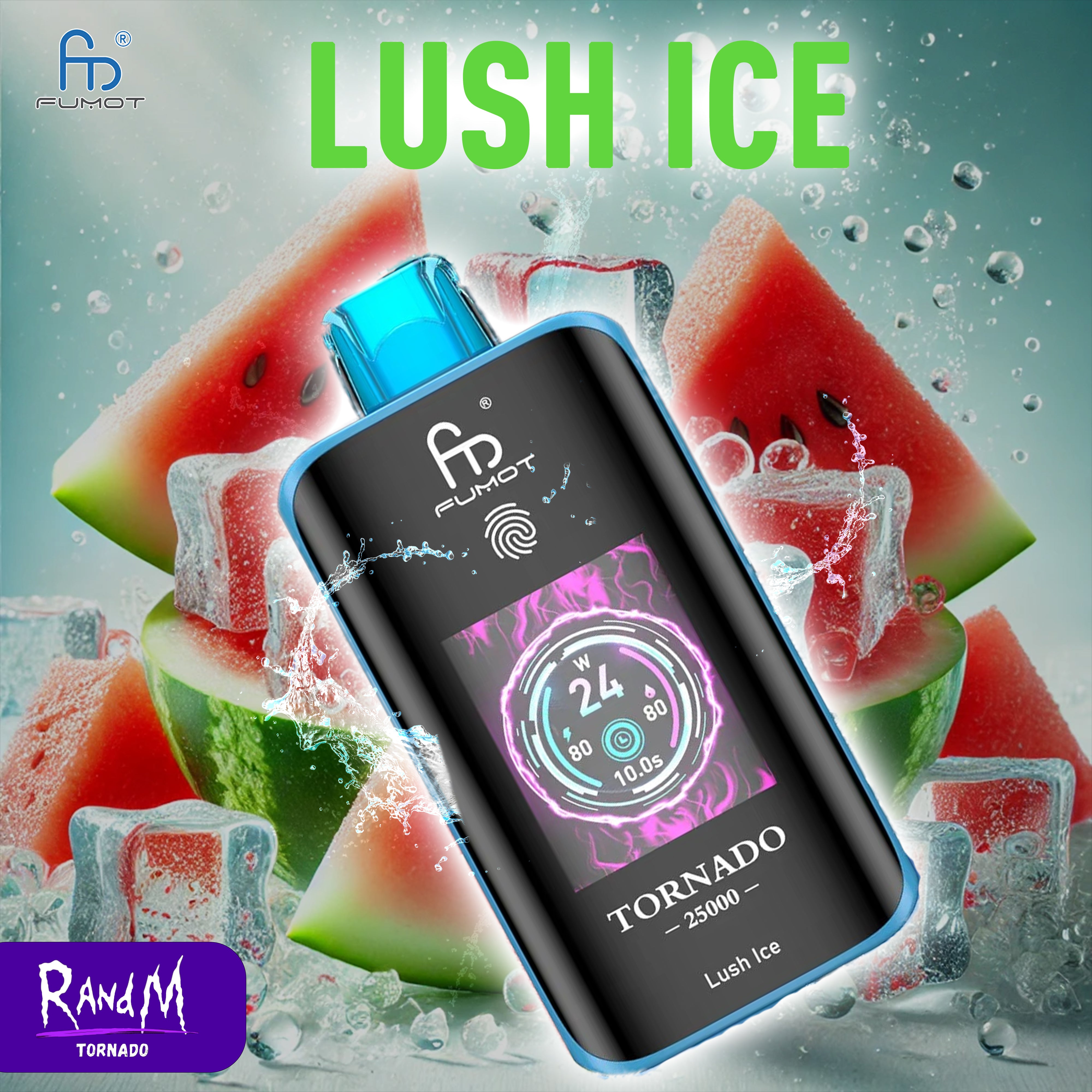 RandM Tornado Vape 25000- Lush Ice