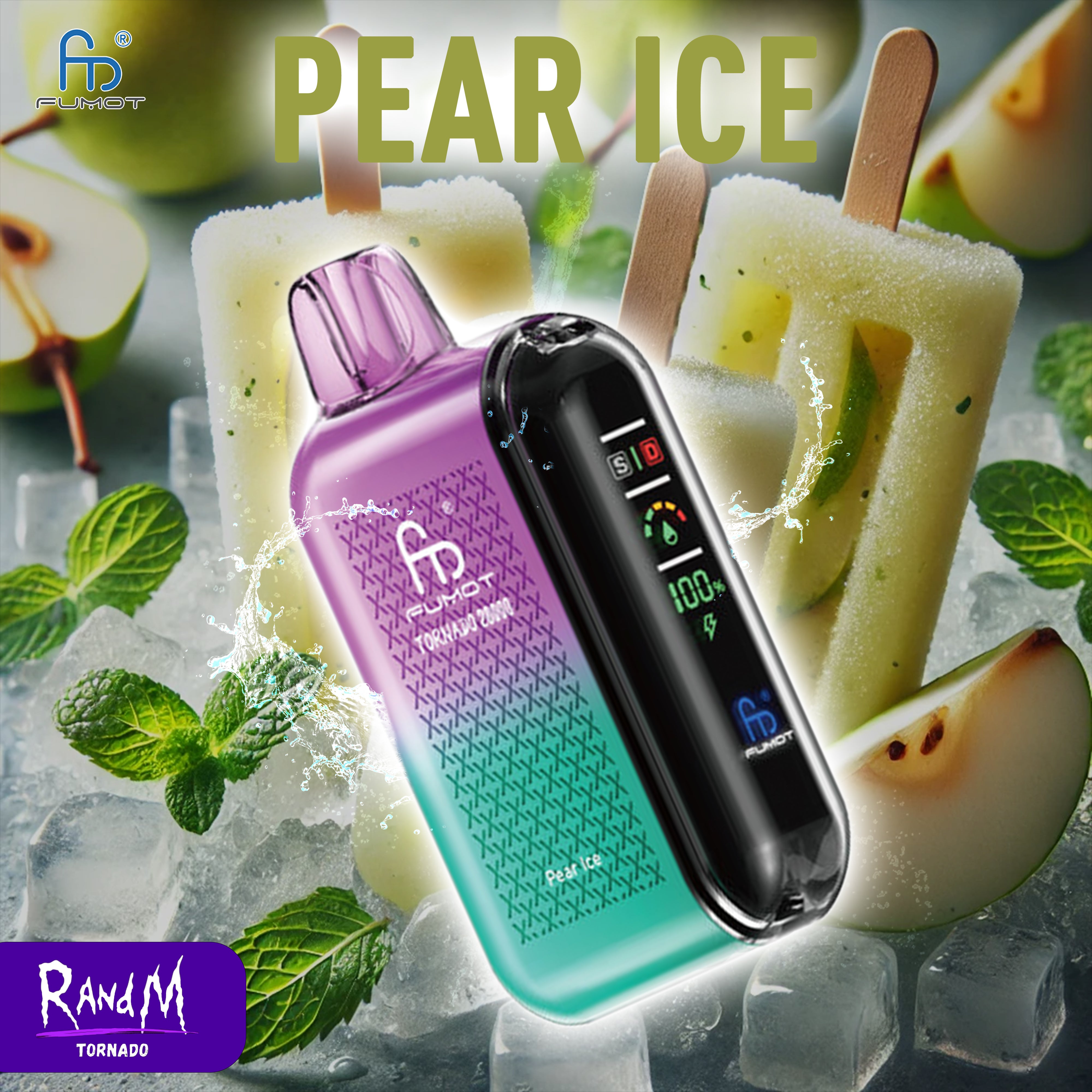 RandM Tornado Vape 20000- Pear Ice