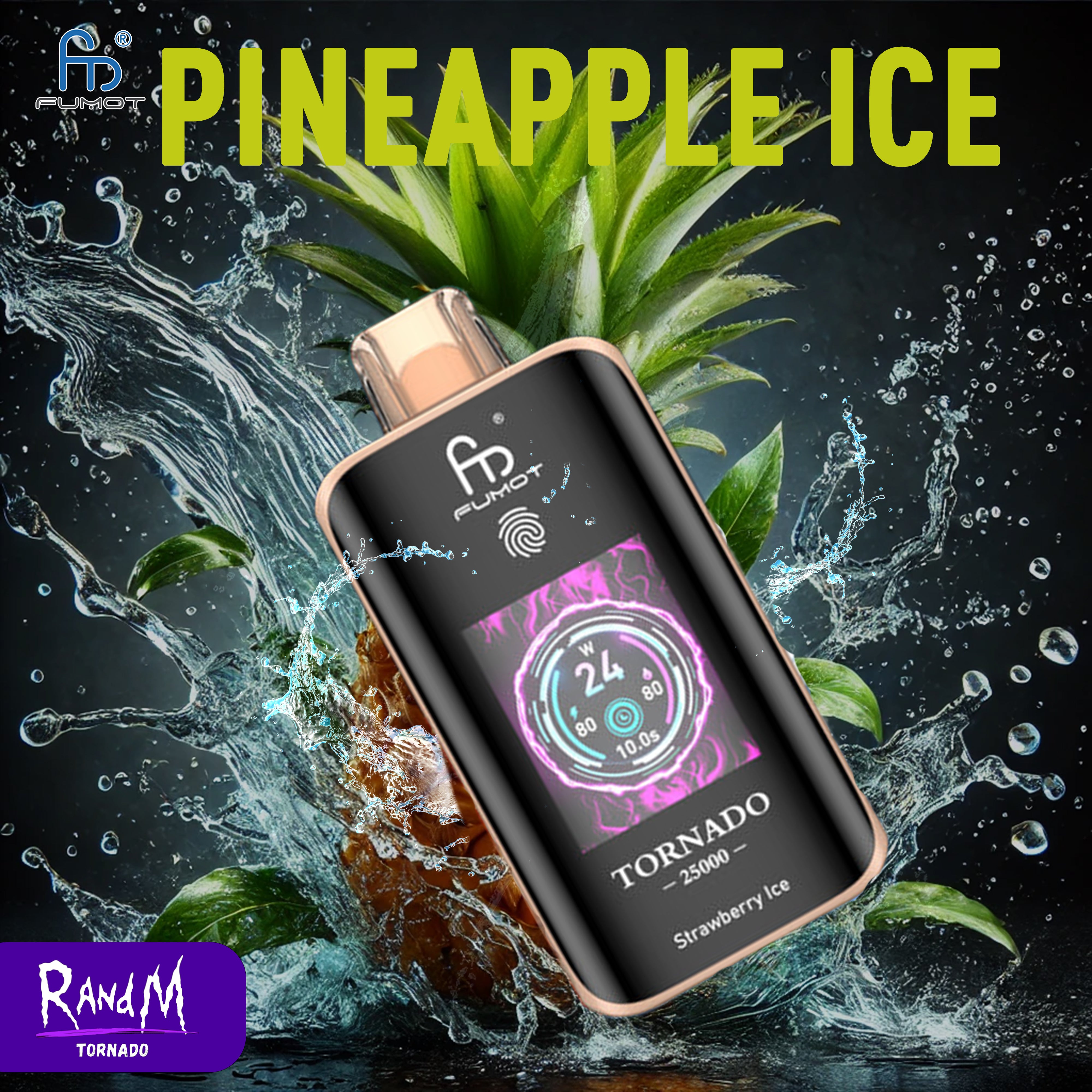 RandM Tornado Vape 25000- Pineapple Ice