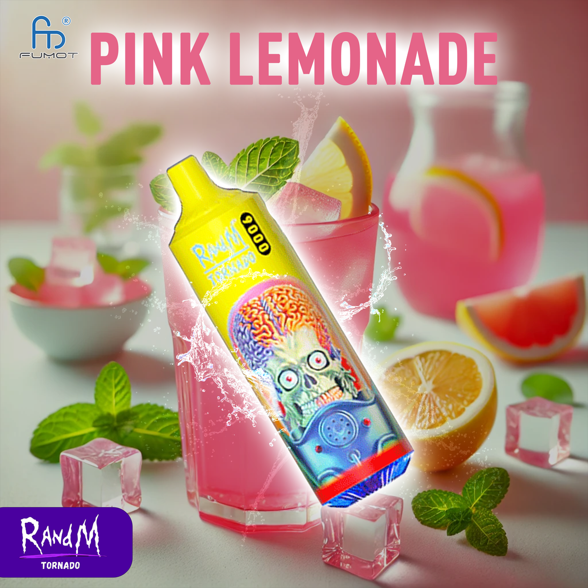 RandM Tornado 9000- Pink Lemonade – Tornado Vape