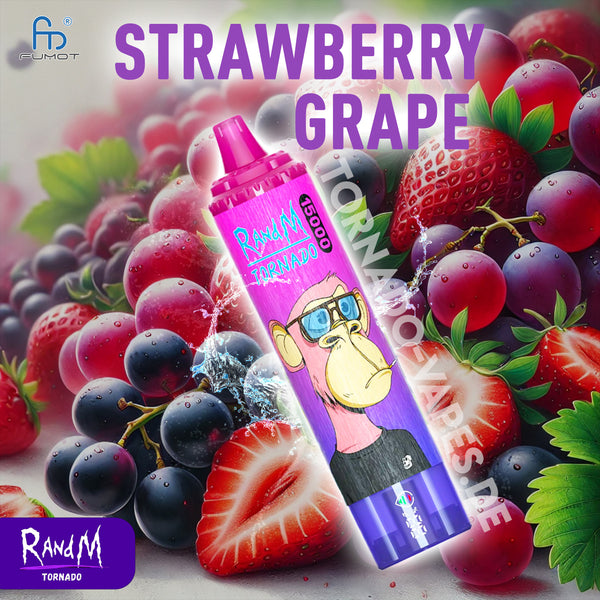 elfbar elfa master akku Randm 15000 Watt Fumot Randm Tornado 15000 Puffs Strawberry Grape Randm  Tornado Vape Price Australia main image 0