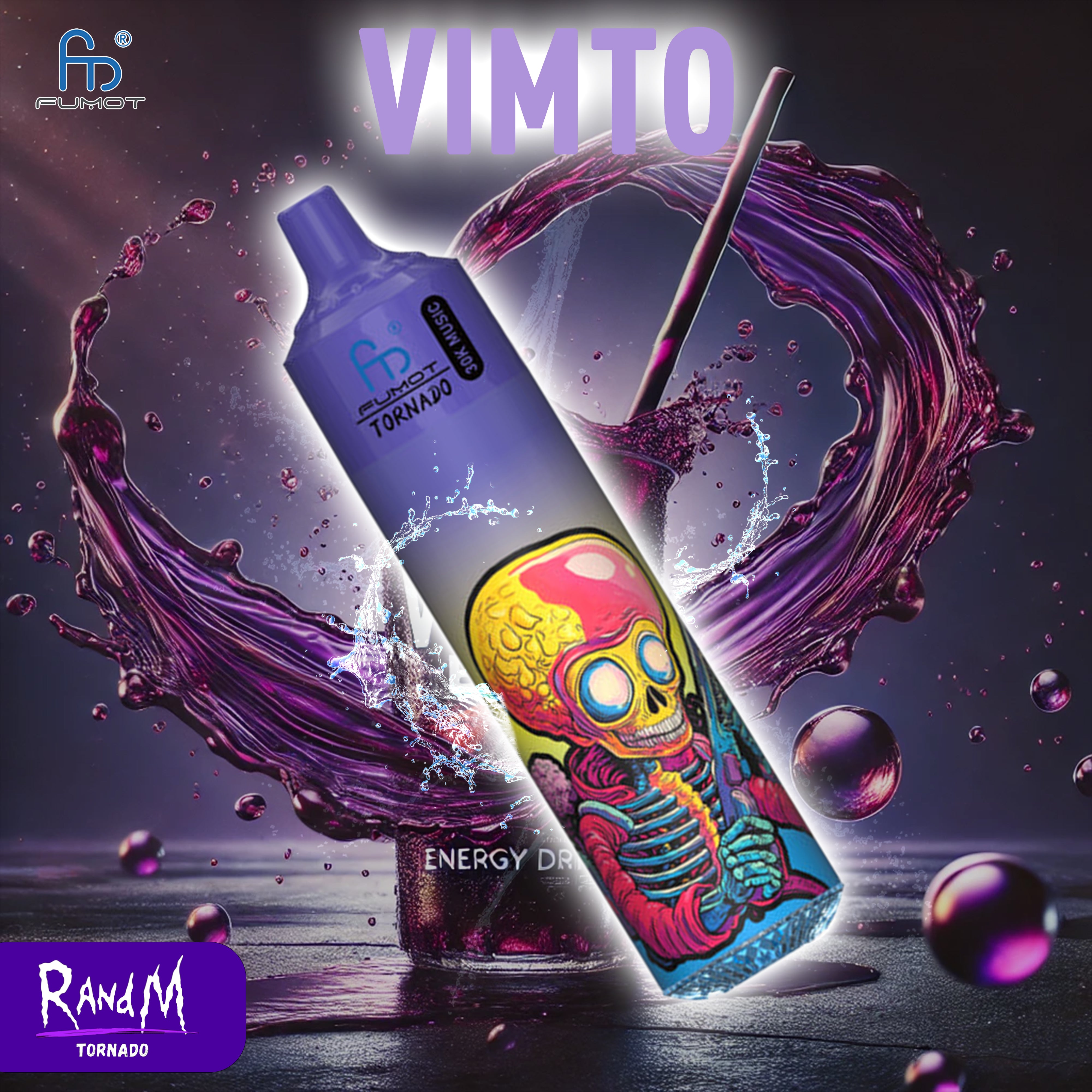 RandM Tornado Vape 30000- Vimto