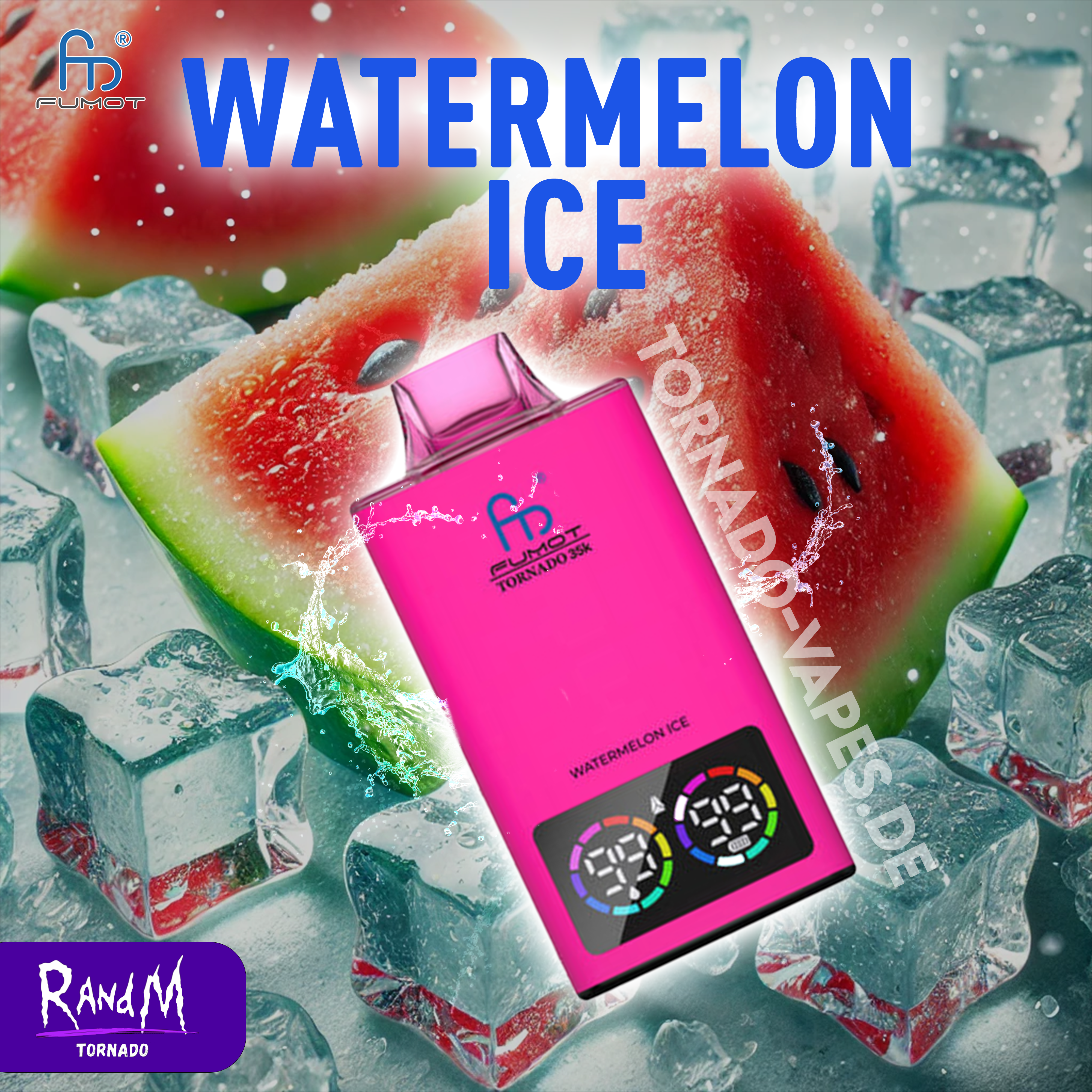 RandM Tornado 35000 Watermelon Ice